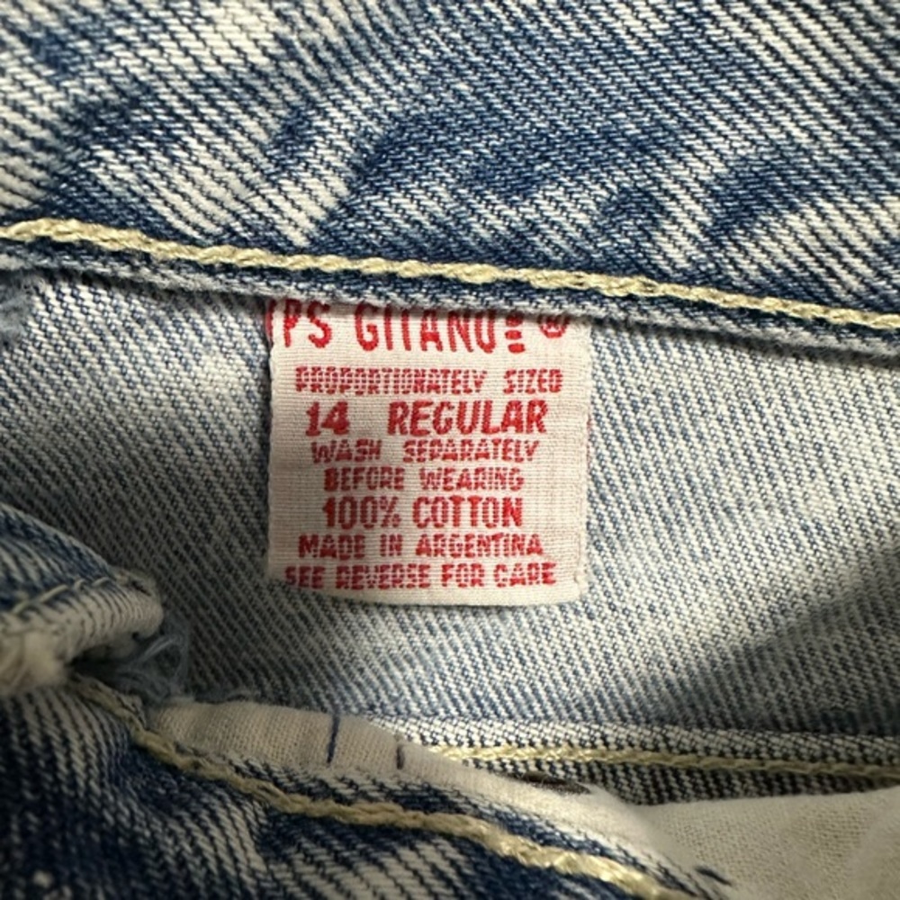 Gitano 80’s Vintage Acid Wash High Rise Jeans - Picture 4 of 12